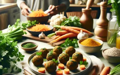 Réchauffez-vous avec nos boulettes de lentilles et de carottes aux herbes fraîches