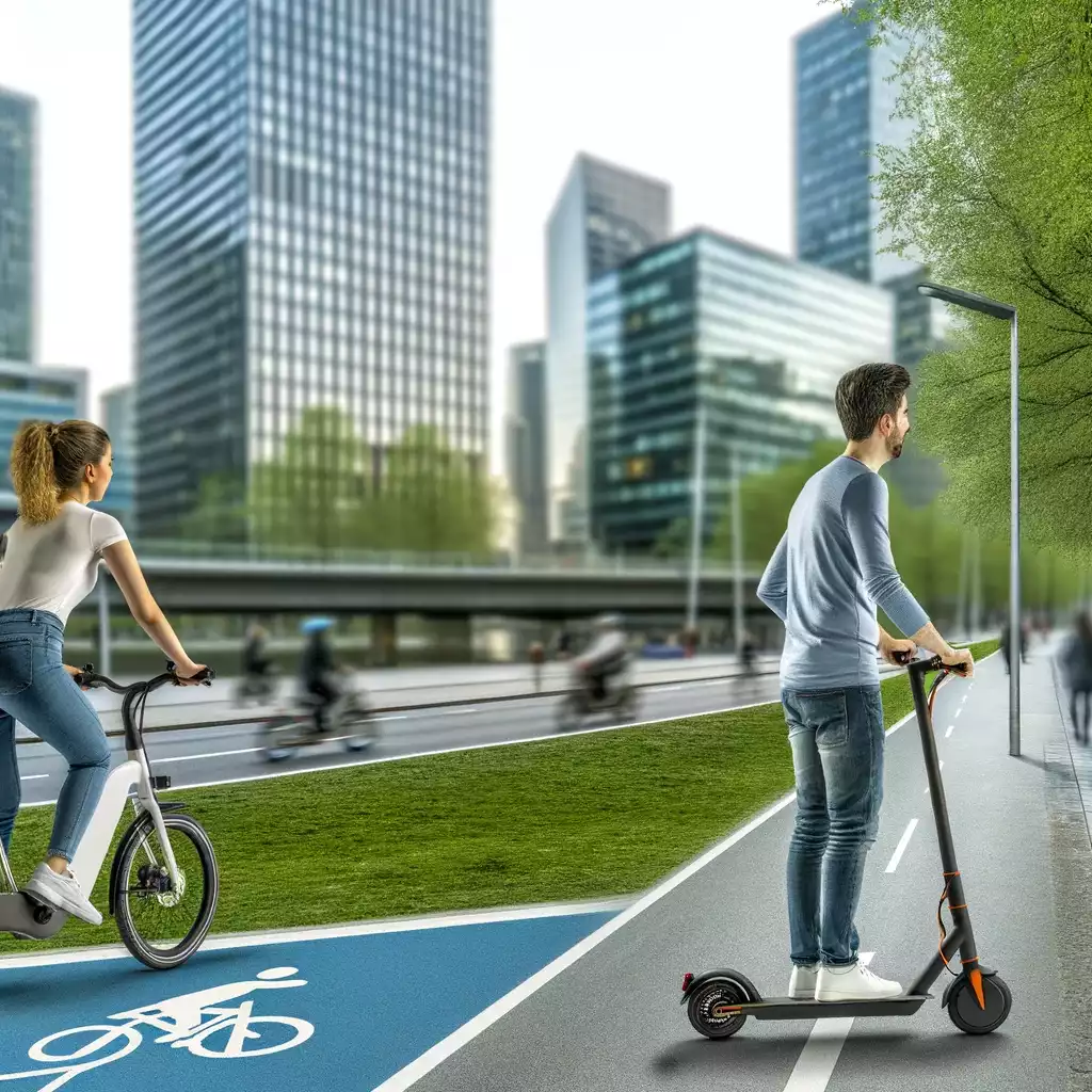 femme avec velo electrique